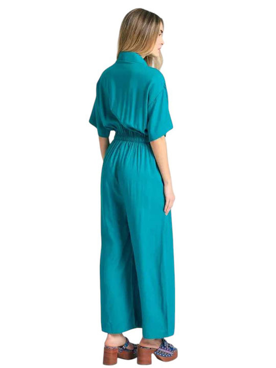 Γυναικεία Ολόσωμη Φόρμα PEACOCK BLUE