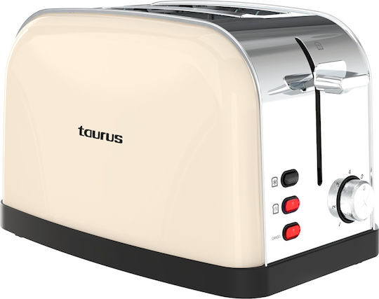 Taurus TO951X Toaster 2 Schlitze 950W Beige