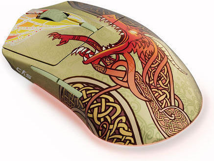 SteelSeries CS2 Dragon Lore Edition RGB Gaming Mouse 18000 DPI Auriu
