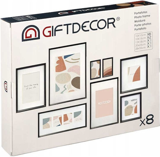 Gift Decor Rama Foto Montată Pe Perete Cu Cadru Negru Din Plastic Gift Decor Rama Foto Montată Pe Perete Cu Cadru Negru Din Plastic
