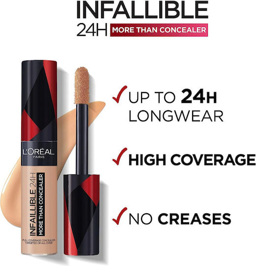 L'Oreal Paris Infaillible More Than Concealer Cream Concealer 11ml