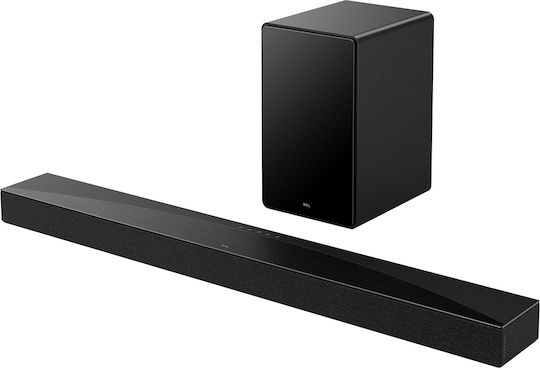 TCL Q65H Soundbar 5.1 Bluetooth, HDMI and Wi-Fi with Wireless Subwoofer Black