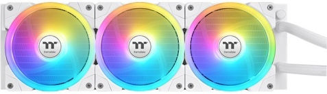 Thermaltake MAGFloe 360 Ultra Water Cooling System AIO CPU with 3 120mm Fans and ARGB Lighting White