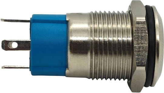 Led Fog Light Switch 12mm Chrome Momentary