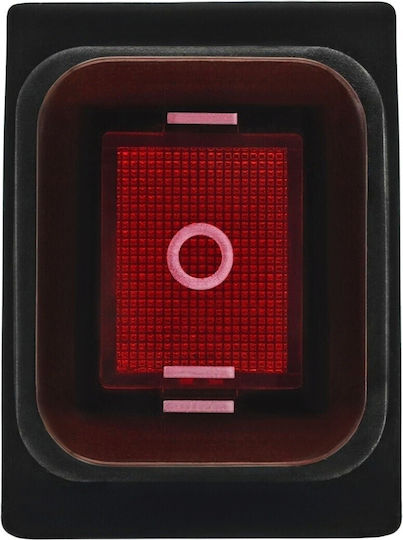 Led Ein-Aus-Schalter 3-Positionen 6-polig 12-24V Rocker Wasserdichter Roter