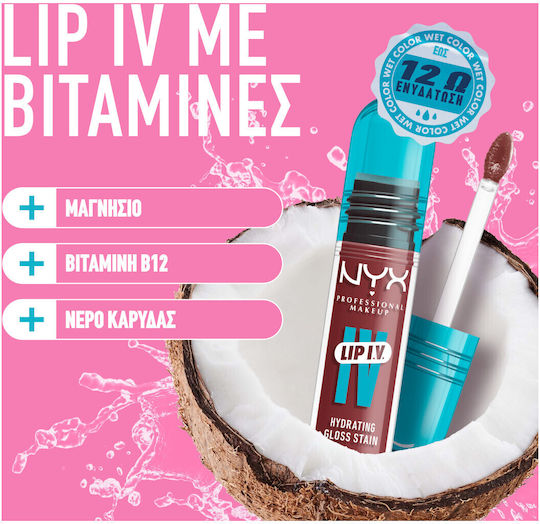 NYX Professional Makeup Lip IV Liquid Lip Stain 02 Hydra Honey 5ml