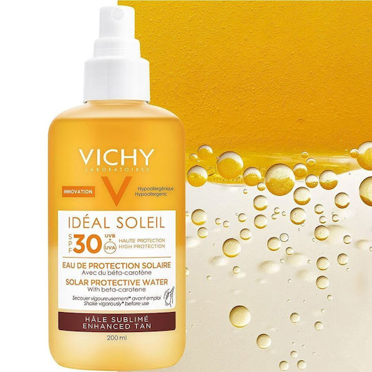 Vichy Capital Soleil Loțiune de Protecție Solară Waterproof pentru Corp SPF30 Spray 200ml