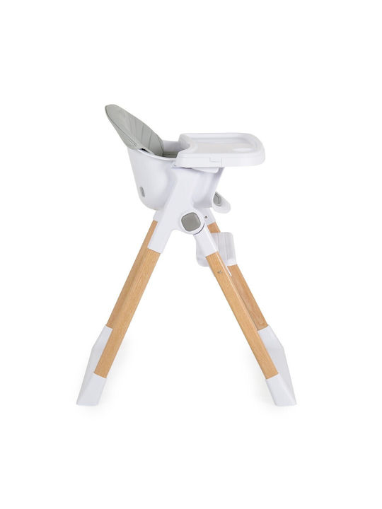 Cangaroo Almond Foldable Baby Highchair Gray