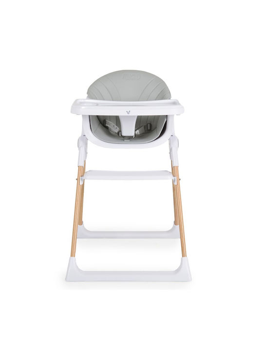 Cangaroo Almond Foldable Baby Highchair Gray