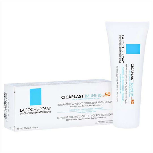 La Roche Posay Cicaplast Baume B5 Balsam Gesicht Tag mit SPF50 mit Centella Asiatica 40ml