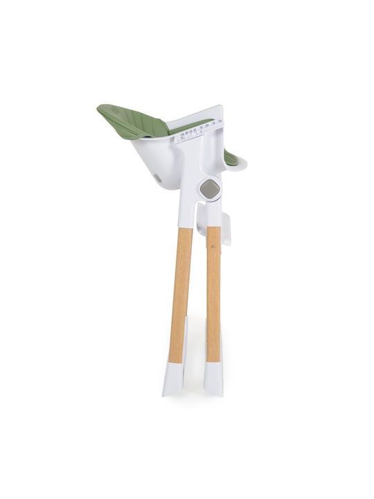 Cangaroo Almond Foldable Baby Highchair Green