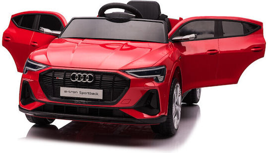 Audi E Tron Sportback Cu Un Loc Cu Telecomandă Licențiat 12 Volți Roșu