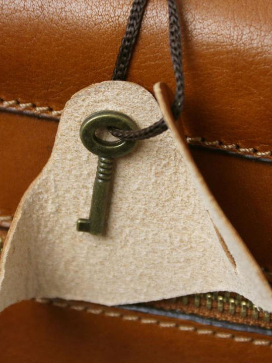 Leder Herrentasche Geldbörse Natural