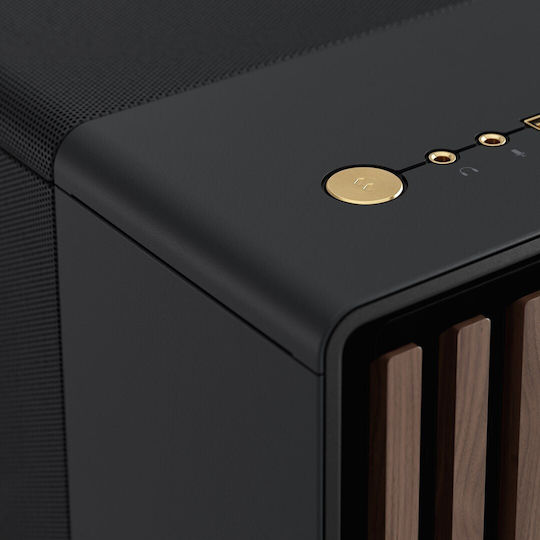 Fractal Design North Gaming Midi Tower Computer Case with Side Window Charcoal Black