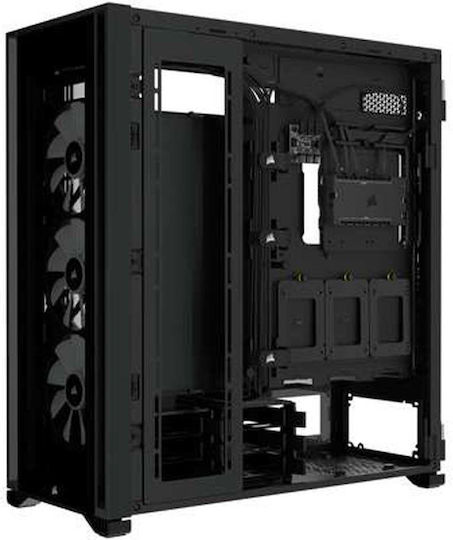 Corsair iCUE 7000X RGB Gaming Full Tower Computer Case with Side Window Black