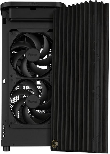 Asus ProArt PA401 Wood Edition Midi Tower Компютърна Кутия Черна