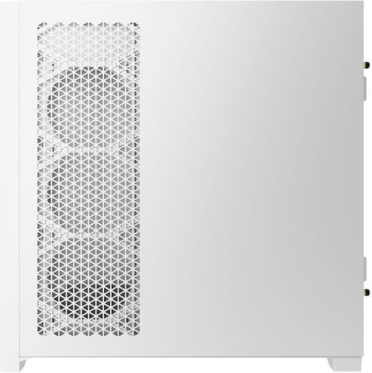 Corsair 5000D RGB Airflow Gaming Midi Tower Computer Case with Side Window White