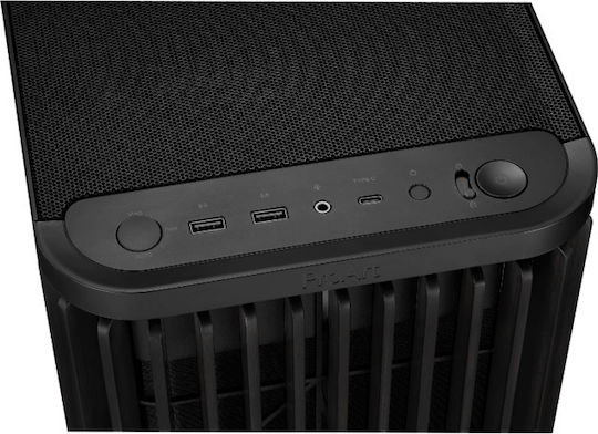 Asus ProArt PA401 Wood Edition Midi Tower Компютърна Кутия Черна