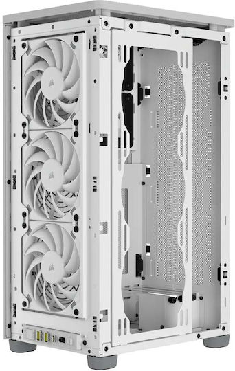Corsair 2000D Airflow Mini Tower Κουτί Υπολογιστή Λευκό