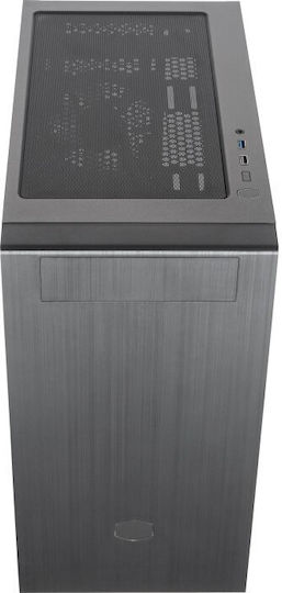 CoolerMaster MasterBox MB400L Midi Tower Κουτί Υπολογιστή Γκρι
