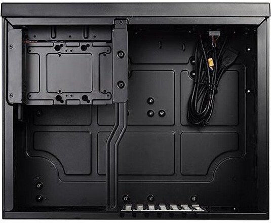 Silverstone GD09B-C Home Theater Κουτί Υπολογιστή Μαύρο