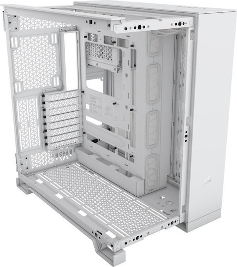 Corsair 6500D Airflow Gaming Midi Tower Κουτί Υπολογιστή με Πλαϊνό Παράθυρο Λευκό