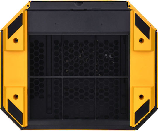 Thermaltake The Tower 300 Gaming Micro Tower Computer Case With Side Window And RGB Lighting Yellow
