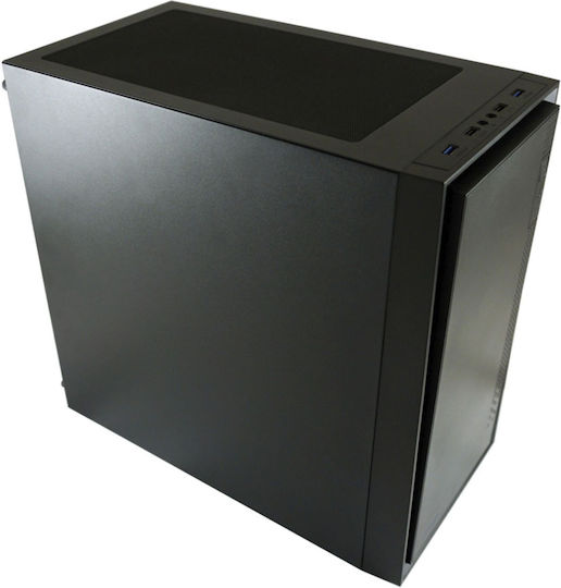 LC-Power 2016MB Midi Tower Κουτί Υπολογιστή Μαύρο
