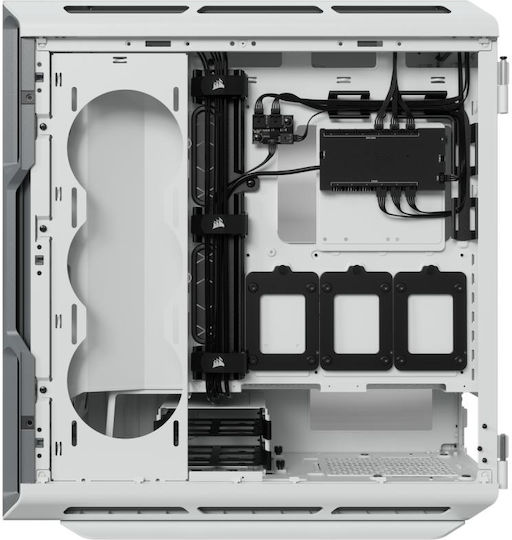Corsair ICUE 5000T RGB Gaming Midi Tower Computer Case with Side Window White