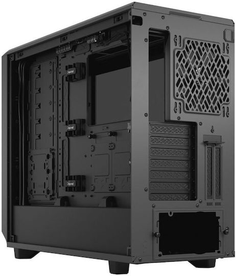 Fractal Design Meshify 2 Light Tempered Glass Gaming Midi-Turm Computergehäuse mit Seitenfenster Grau