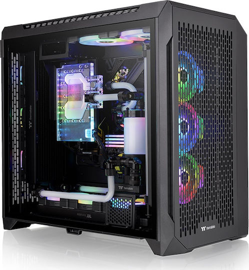 Thermaltake CTE C750 Air Gaming Full Tower Κουτί Υπολογιστή με Πλαϊνό Παράθυρο Μαύρο