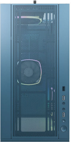 Montech Sky Two Gaming Middle Tower Carcasă Calculator cu Fereastră Laterală și Iluminare RGB Albastru
