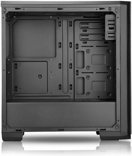 Evolveo T3 Gaming Midi Tower Κουτί Υπολογιστή με Πλαϊνό Παράθυρο Μαύρο