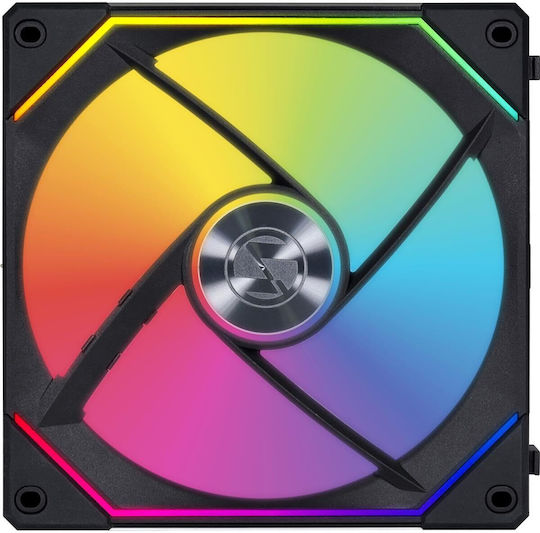 Lian Li UNI Fan SL-Infinity Case Fan 140mm (1600rpm / 72.7cfm) με ARGB Φωτισμό και Σύνδεση 4-Pin PWM