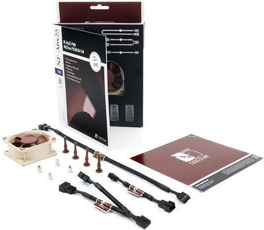 Noctua NF-A6x25 Case Fan 60mm 3000rpm 17.19cfm Without LED Lighting And 4-Pin PWM Connection Brown