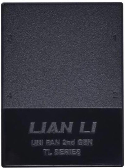 Lian Li UNI FAN TL LCD Case Fan 120mm (1900rpm / 62cfm) with RGB Lighting and 4-Pin PWM / 9-Pin Connection 3pcs