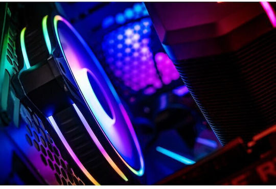 CoolerMaster Masterfan MF120 Halo Case Fan 1800rpm 47.2cfm with ARGB Lighting and 4-Pin PWM Connection