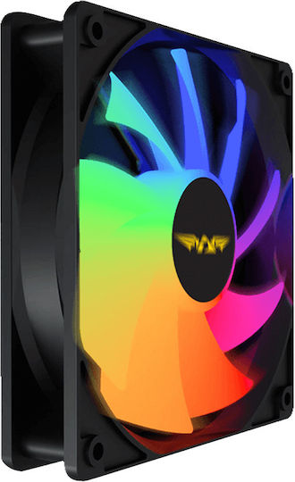 Armaggeddon S1 Case Fan 120mm 1200rpm 33.84cfm with ARGB Lighting and 4-Pin Molex Connection