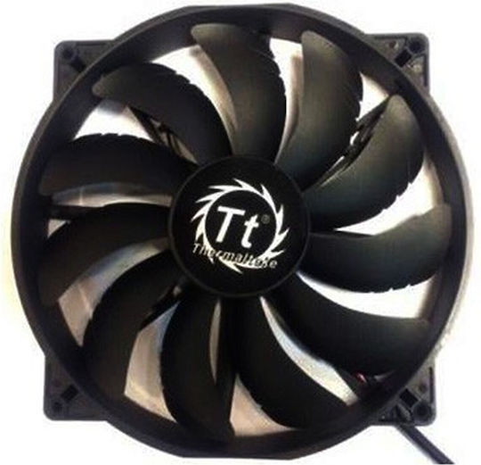 Thermaltake Pure 20 Case Fan 200mm 800rpm 129.639cfm Without LED Lighting and 3-Pin Connection