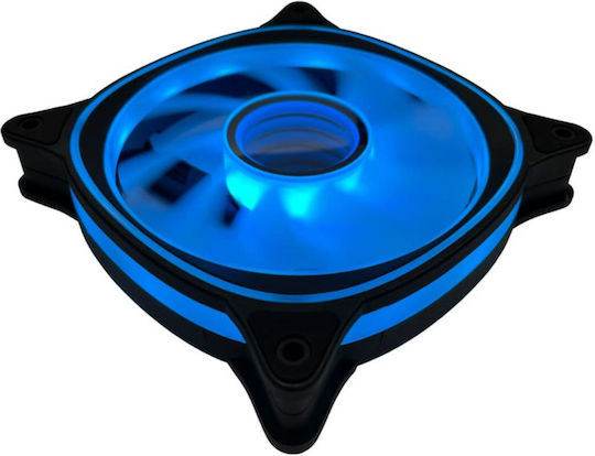 LC-Power Lc-cf-120-argb-kit-b Case Fan 120mm with ARGB Lighting and Connection 6-Pin 3pcs