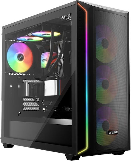 Be Quiet Light Wings LX Case Fan 140mm (1800rpm / 75.3cfm) with ARGB Lighting and 3-Pin / 4-Pin PWM Connection