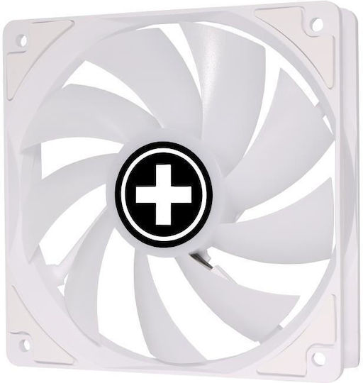 Xilence XF064 Case Fan 120mm (1200rpm / 119cfm) with ARGB Lighting and 3-Pin / 4-Pin PWM Connection White