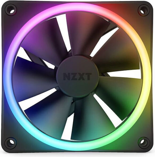 NZXT F140 Duo Case Fan 1800rpm 84.75cfm with RGB Lighting and 4-Pin PWM Connection