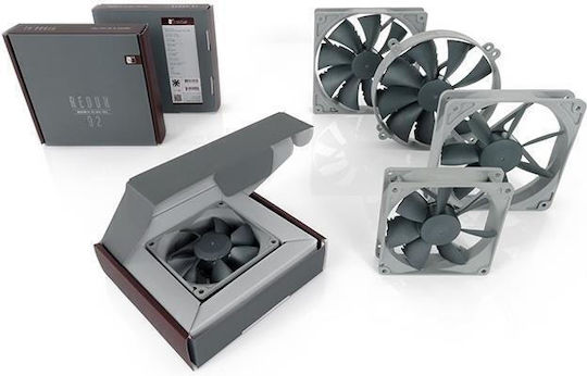 Noctua NF-P14s redux-900 Case Fan 140mm (900rpm / 49.6cfm) Without LED Lighting and 3-Pin Connection Gray