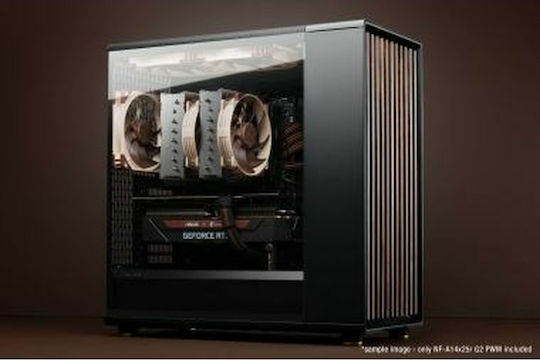 Noctua NF-A14X25R G2 PWM SX2-PP Case Fan 140mm (1500rpm / 91.5cfm) Without LED Lighting And 4-Pin Connection 2pcs Brown