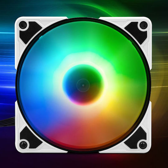 Sharkoon SilentStorm Case Fan 120mm (1400rpm) με RGB Φωτισμό και Σύνδεση 4-Pin PWM