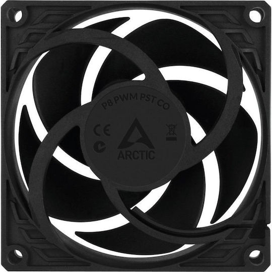 Arctic P8 PWM PST CO Case Fan 80mm 3000rpm 23.4cfm Without LED Lighting And 4-Pin Connection