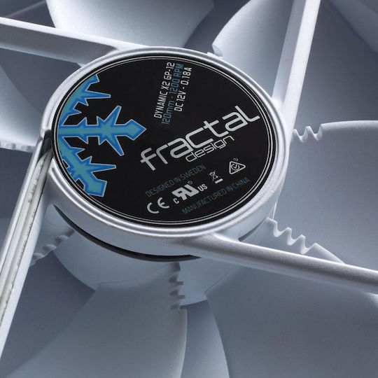 Fractal Design Dynamic X2 GP-12 120mm 3-Pin Case Fan White