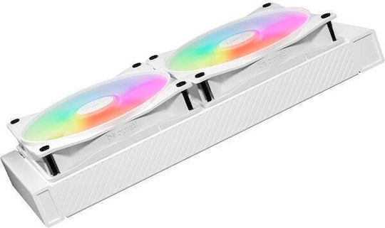 Be Quiet Light Wings LX HS Case Fan 140mm (1800rpm / 75.3cfm) with ARGB Lighting and 3-Pin / 4-Pin PWM Connection 3pcs White