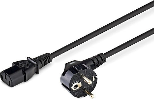 Roline Schuko - IEC C13 Cable 1.8m Μαύρο 19.99.1018
